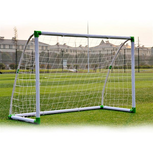 6' x 4' Soccer Goal Training Set with Net Buckles Ground Nail Football Sports For Indoor Outdoor