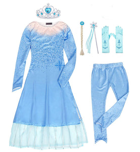 Costume for Girls Halloween Princess Cosplay Dress Up Role Play Outfits