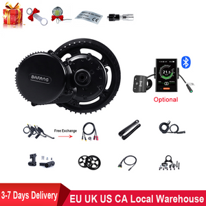 BAFANG BBS02B 48V 750W Middle Drive Motor Conversion Mid Engine Kit Electric Bike With LCD 850C Display MTB