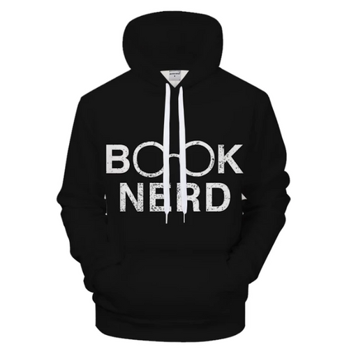Book Nerd 3D - Sweatshirt, Hoodie, Pullover