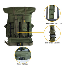 Load image into Gallery viewer, Military Large Alice Pack Army Survival Combat Backpack ALICE Rucksack Olive Drab and Butt Pack