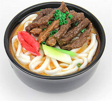 Load image into Gallery viewer, Artificial Lifelike Bowl of Noodles Food Model Beef Piggy Bank for Home Party