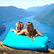 Load image into Gallery viewer, Inflatable Lazy Bag Air Banana Sofa Sleeping Bag