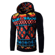 Load image into Gallery viewer, Colorful Geometric Print Hoodie