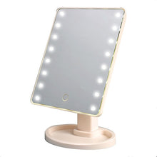 Load image into Gallery viewer, Portable 360 Degree Rotation Touch Induction Tabletop Cosmetic Mirror