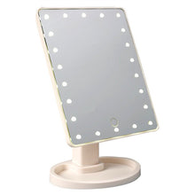 Charger l\&#39;image dans la visionneuse de la galerie, Portable 360 Degree Rotation Touch Induction Tabletop Cosmetic Mirror