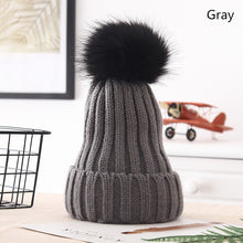Load image into Gallery viewer, Adult&#39;s Plush Ball Thick Velvet Warm Hat