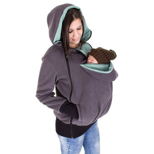 Multifunction Warm Mothers' Kangaroo Hoodie