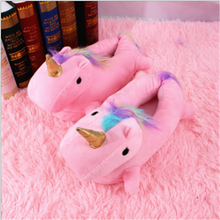Load image into Gallery viewer, Unicorn Cotton Slippers