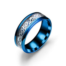 Charger l\&#39;image dans la visionneuse de la galerie, Titanium Steel Dragon Ring