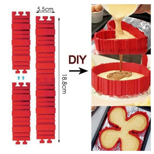 4Pcs/Set Silicone Cake Mould