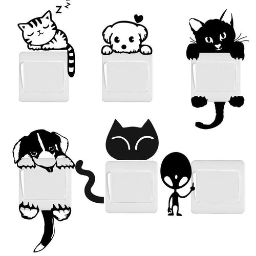 Cute Cartoon Switch Stickers