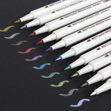 Charger l\&#39;image dans la visionneuse de la galerie, 10 Colored Metal Colored Pens