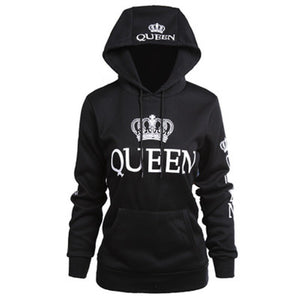 Black King Queen Hoodies