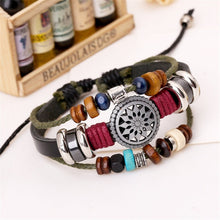 Load image into Gallery viewer, Retro Personalized Leather Bracelet