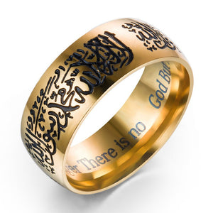 Titanium Steel Muslim Ring