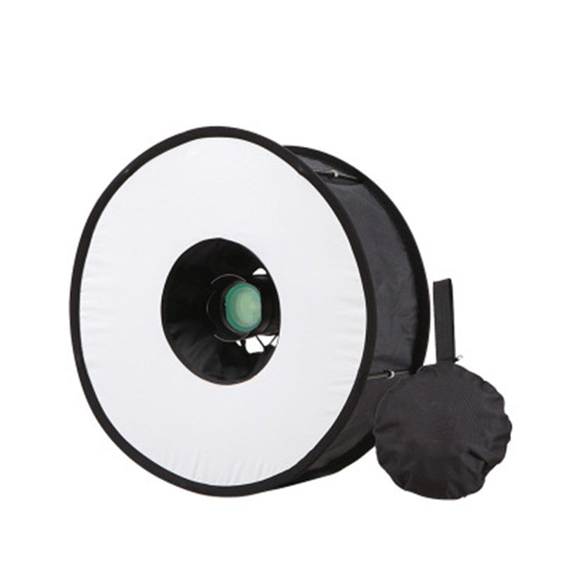 45CM Ring Folding Soft Light Box Flash Cover Ring Flash Soft Box