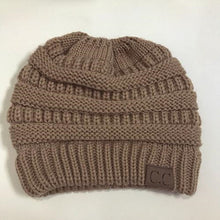 Load image into Gallery viewer, Vertical Knit Ski Cap