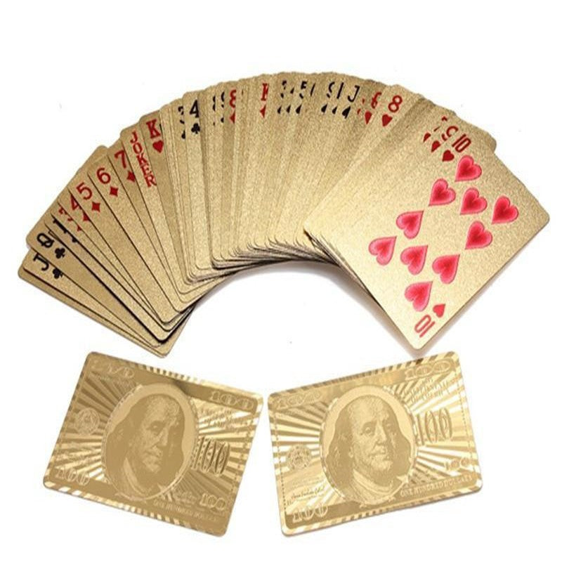 24K GOLD-PLATED PLAYING CARDS WITH CASE – ZiiShop