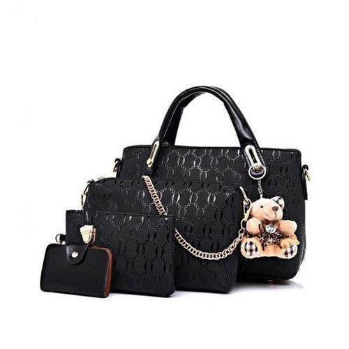 4 PIECE SET FASHION WOMEN HANDBAGS