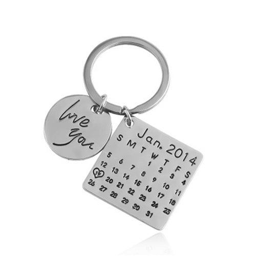 CUSTOM CALENDAR KEYCHAIN