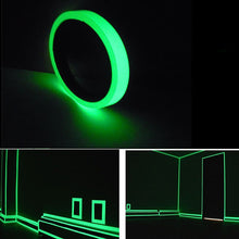 Load image into Gallery viewer, Glow Luminous Tapes Warning Stripes Glow in The Dark Emergency Lines Vinyl Wall Sticker Fluorescent Strip Sticker