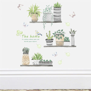 Decorative Wall Stickers - Plane Wall Stickers Floral / Botanical Indoor