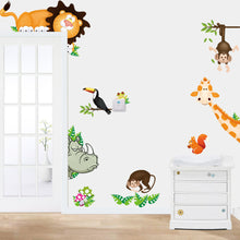 Load image into Gallery viewer, Animals Wall Stickers Plane Wall Stickers Decorative Wall Stickers, Vinyl Home Decoration Wall Decal Wall