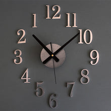 Load image into Gallery viewer, Wall Clock，Modern Contemporary Retro Acrylic Glass Metal Round Indoor / Outdoor