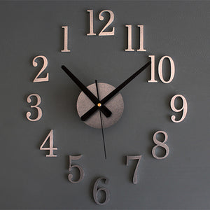 Wall Clock，Modern Contemporary Retro Acrylic Glass Metal Round Indoor / Outdoor