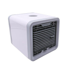 Charger l\&#39;image dans la visionneuse de la galerie, USB Mini Portable Air Conditioner Humidifier Purifier 7 Colors Light Desktop Air Cooling Fan Air Cooler Fan for Office Home