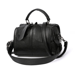 Women's Zipper PU(Polyurethane) / PU Top Handle Bag Solid Color Black / Camel / Wine / Fall & Winter