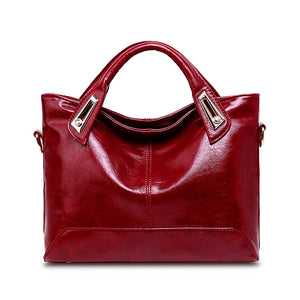 Women's PU Top Handle Bag Solid Colored Black / Brown / Wine / Fall & Winter
