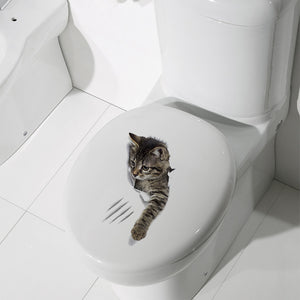 Toilet Stickers - Animal Wall Stickers Animals Living Room / Bedroom / Bathroom