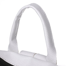 Load image into Gallery viewer, Nextchain  Women&#39;s Sashes / Ribbons School Bag Backpack PU(Polyurethane) White / Black