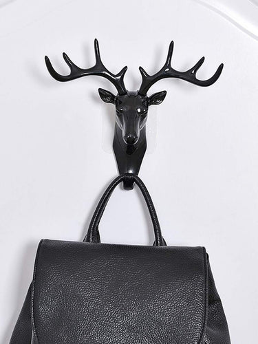 1pc Deer Head Design Wall Hook