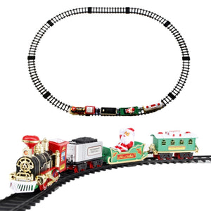 Toy Train Set with Lights and Sounds