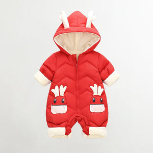 Outwear Rompers Baby Girl Clothes Winter Bodysuit