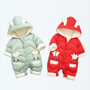 Outwear Rompers Baby Girl Clothes Winter Bodysuit