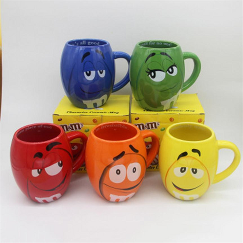 600mL m&m Beans Coffee Mugs Tea Cups and Mug