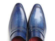 Charger l\&#39;image dans la visionneuse de la galerie, Paul Parkman Men&#39;s Loafer Shoes Navy  (ID#068-BLU)