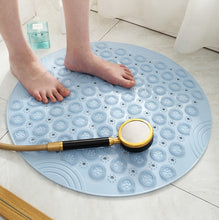 Load image into Gallery viewer, 55cm Round PVC Non-slip Bathroom Mat EP Silicone Shower Bath Mat
