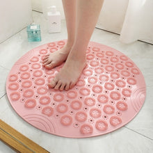 Load image into Gallery viewer, 55cm Round PVC Non-slip Bathroom Mat EP Silicone Shower Bath Mat