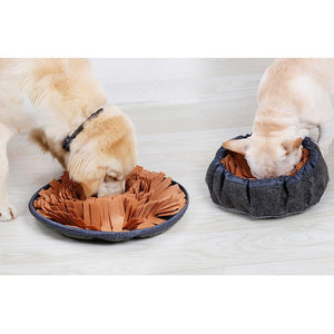 Pet Felt Cloth Leak Food Anti Choking Bowl Mat Dogs Cats Snuffle Bowl Mat