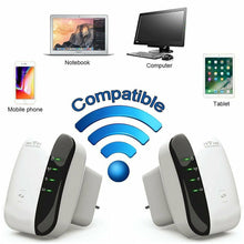 Load image into Gallery viewer, Wireless WiFi Repeater WiFi Range Extender Signal Amplifier