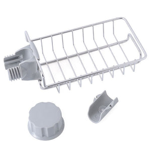 Creative Stainless Steel Faucet Rack Kitchen Faucet Sink Storage Rack Drain Basket