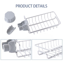 Load image into Gallery viewer, Creative Stainless Steel Faucet Rack Kitchen Faucet Sink Storage Rack Drain Basket