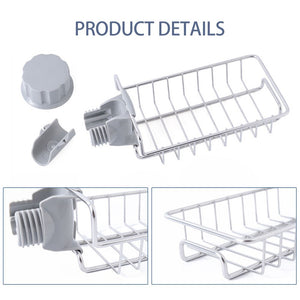 Creative Stainless Steel Faucet Rack Kitchen Faucet Sink Storage Rack Drain Basket