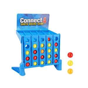 Bouncing Linking Shots Connect 4 Game 1 Set Board Game Entertainment Educational Puzzle Toys
