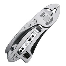Load image into Gallery viewer, Fold Multi Tool Knife Repair Adjust gear outdoor survive camp Screwdriver Wrench Jaw Plier multipurpose multifunction spanner
